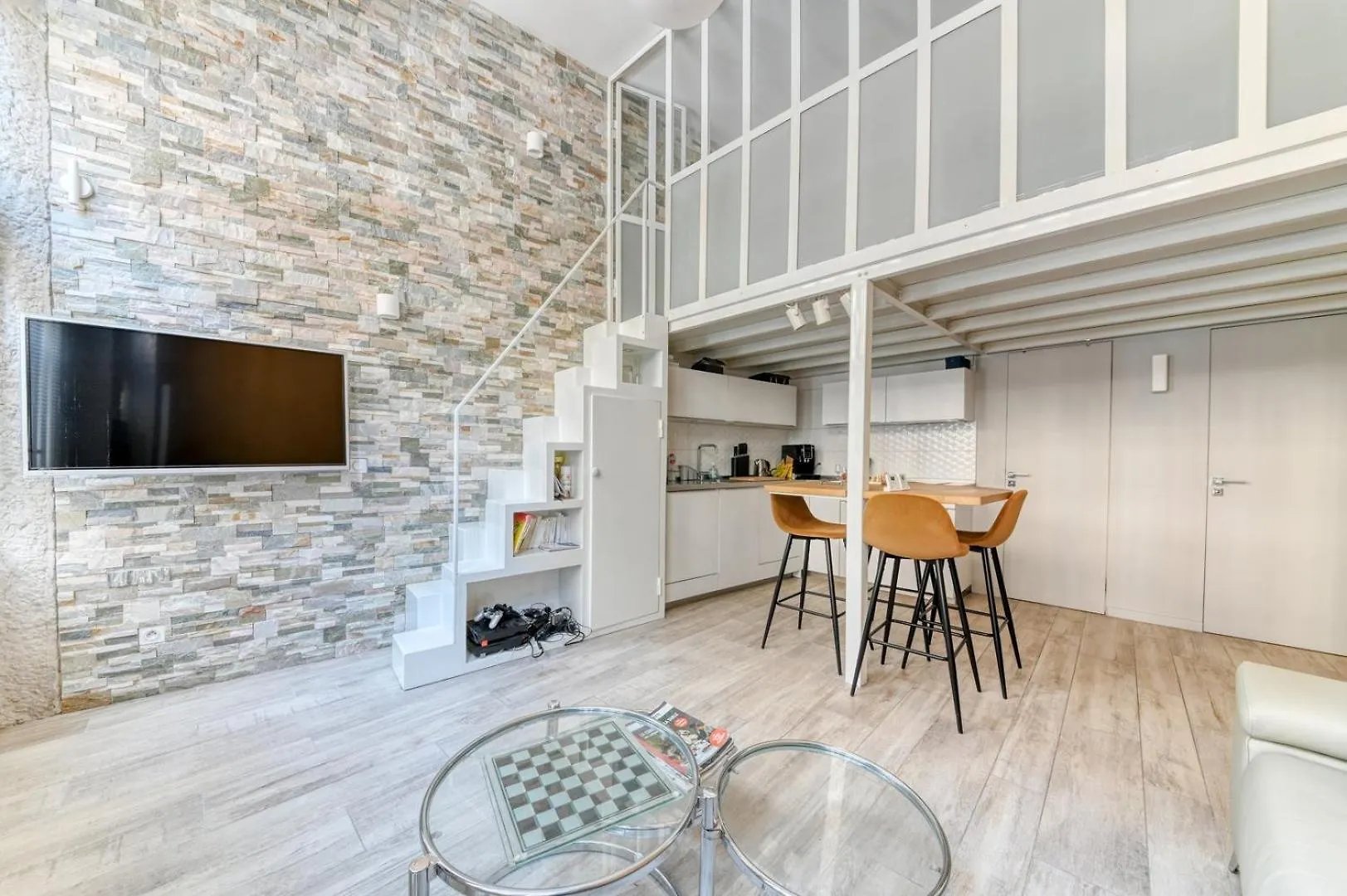 شقة Guestready - Stonewall Mezzanine In Brotteaux ليون فرنسا